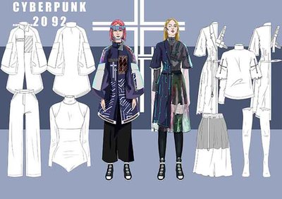 賽博朋克2092 周玉林的服裝設(shè)計(jì)美學(xué)